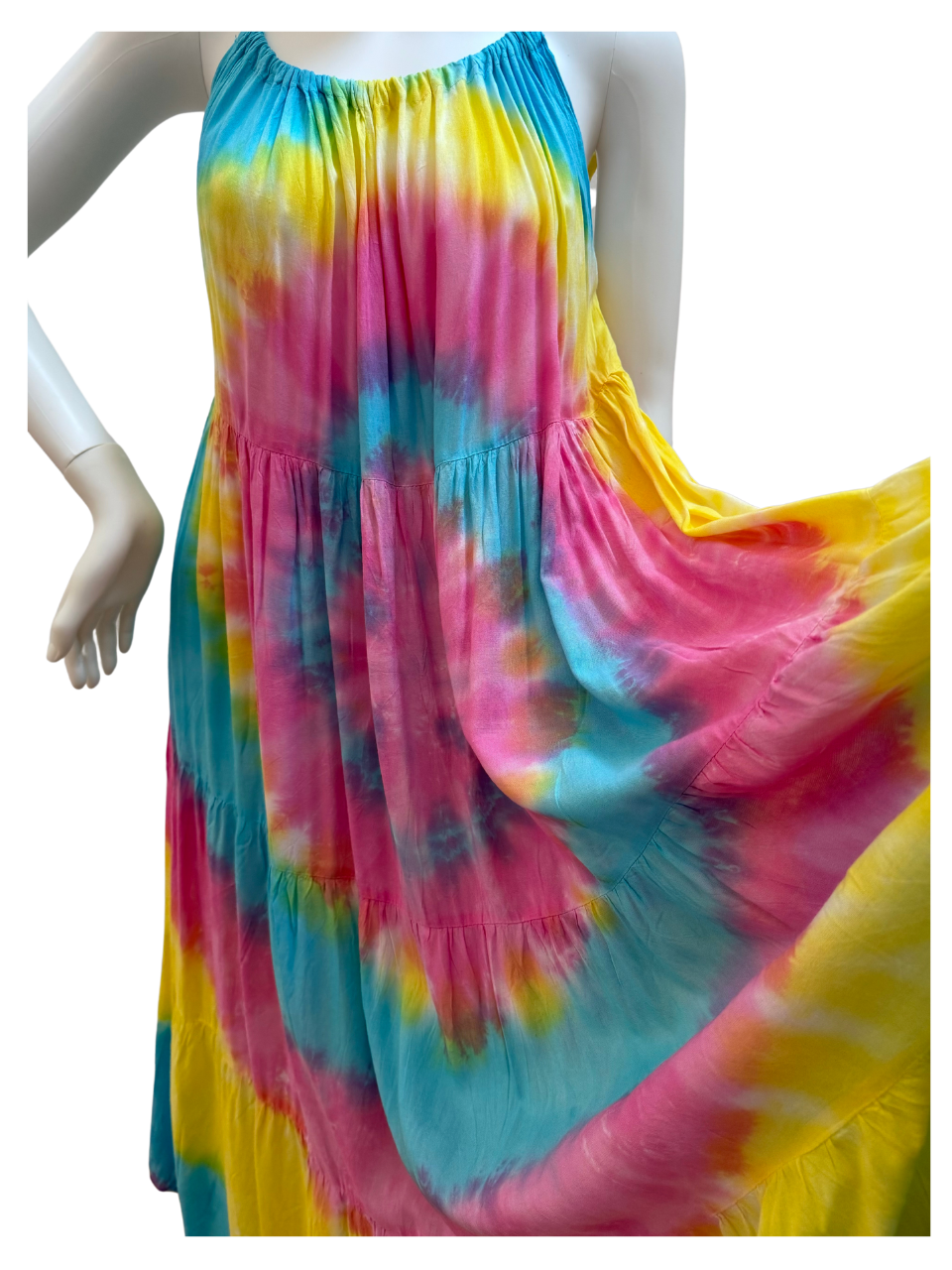 Strappy Tie-Dye Beachwear