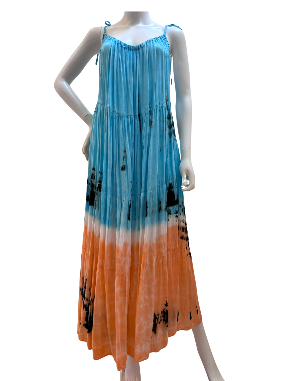 Strappy Tie-Dye Beachwear