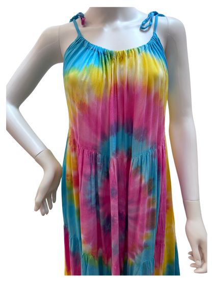 Strappy Tie-Dye Beachwear