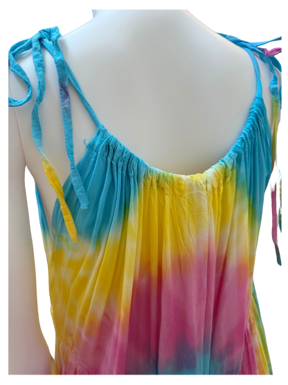 Strappy Tie-Dye Beachwear