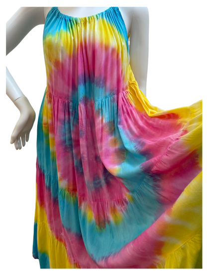 Strappy Tie-Dye Beachwear