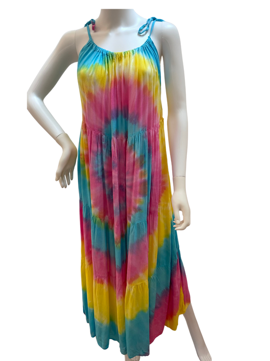 Strappy Tie-Dye Beachwear