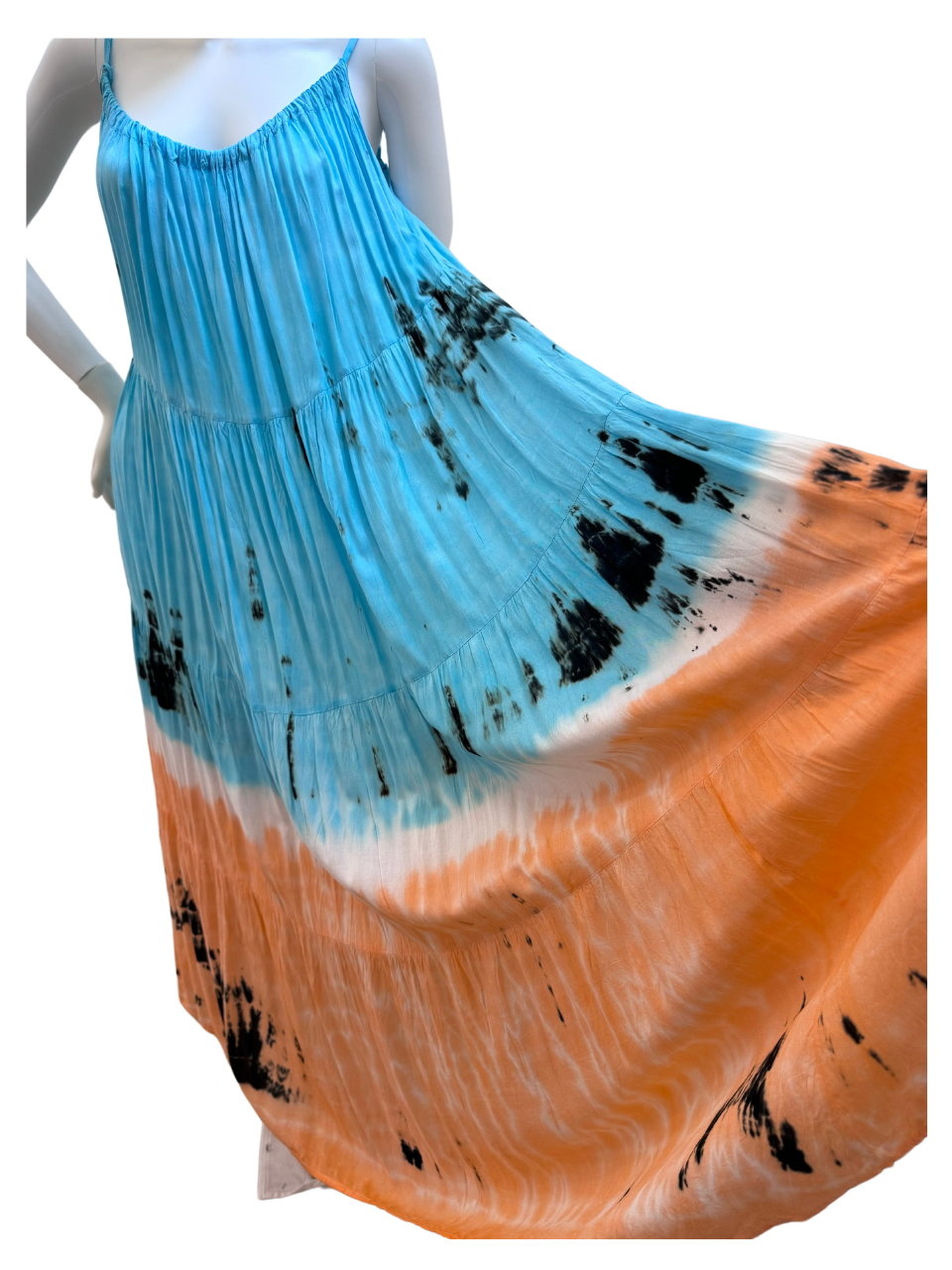 Strappy Tie-Dye Beachwear