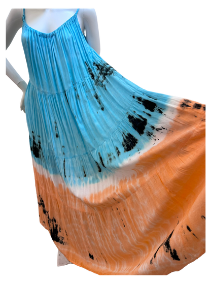 Strappy Tie-Dye Beachwear