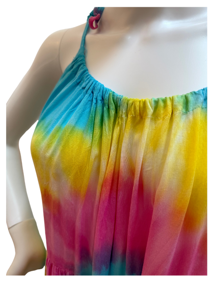 Strappy Tie-Dye Beachwear